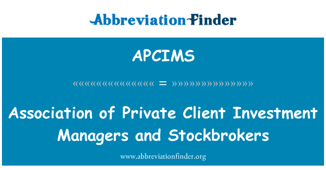 APCIMS: Asociācijas brokeriem un privāto klientu investīciju menedžeri