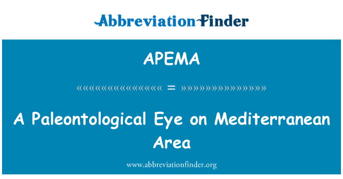 APEMA: 在地中海地區的古生物眼
