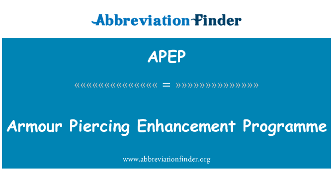 APEP: Rustning Piercing Enhancement program