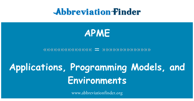 APME: Programovanie modelov, prostrediami a aplikáciami