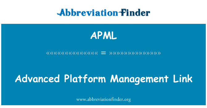 APML: Avanse platfòm Gestion lyen
