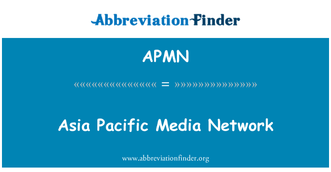 APMN: Asia Pacific Media Jaringan