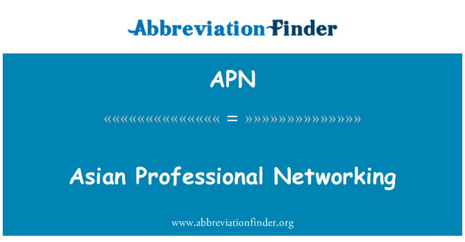 APN: Asiático Networking profissional