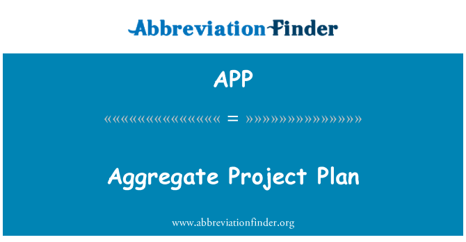 APP: Projecte agregat pla