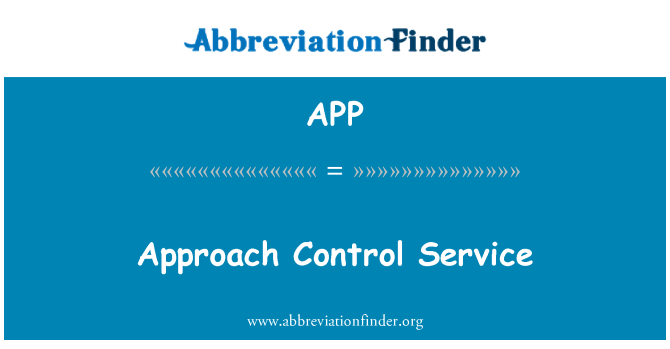 APP: Lähestymistapa Control Service