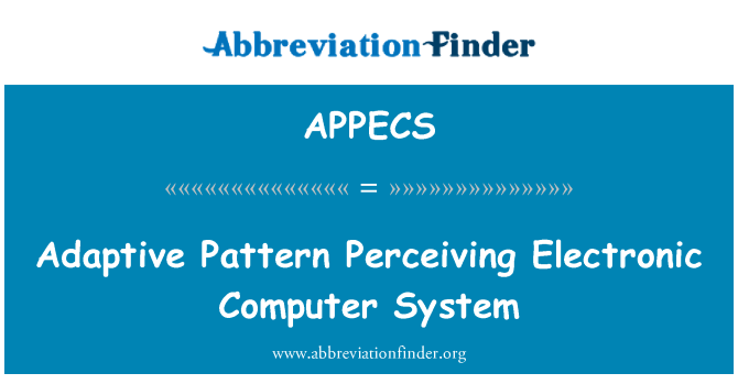 APPECS: Patró adaptativa percebre sistema informàtic electrònica