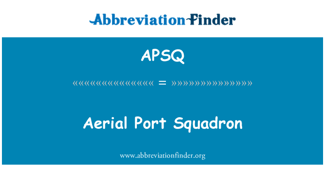 APSQ: Phi đội trên không Port