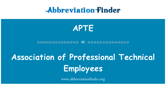 APTE: Asociacijos profesionalių techninių darbuotojų