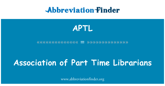 APTL: Asosyasyon de Bibliothécaires lè pati