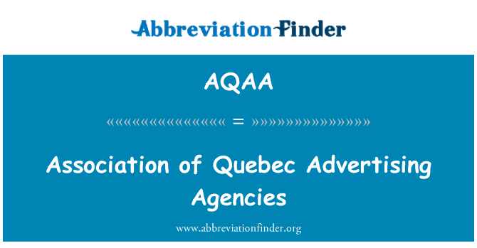 AQAA: Asosiasi Biro Iklan Quebec