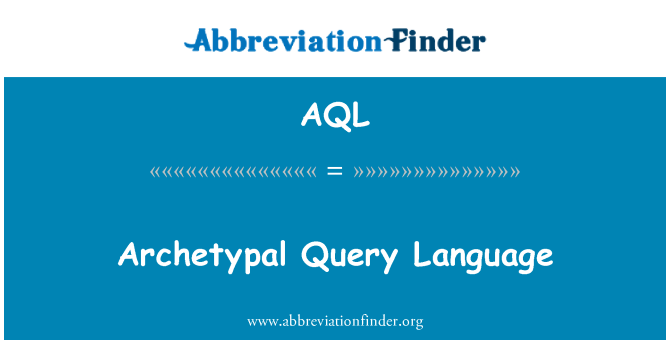 AQL: Archetypische querytaal