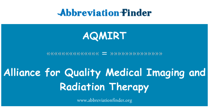 AQMIRT: Alianza por la calidad de imagen médica y radioterapia