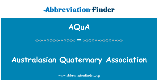 AQuA: Australasian האגודה רבעוני