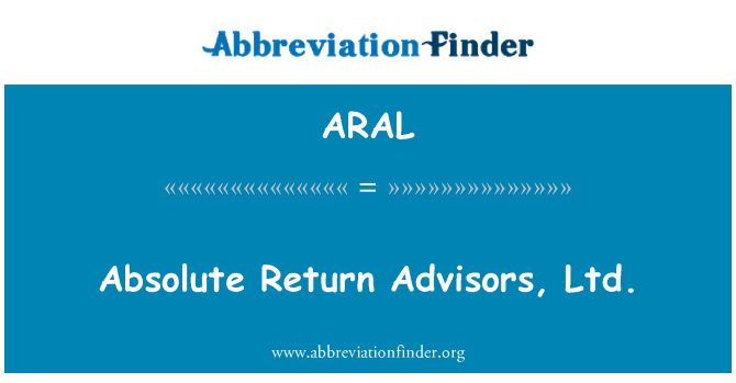 ARAL: Absolutní návrat poradci, S.r.o.