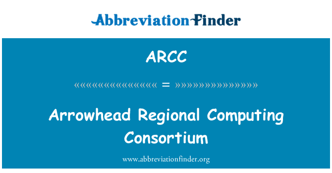 ARCC: Pilspetsen regionala Computing Consortium