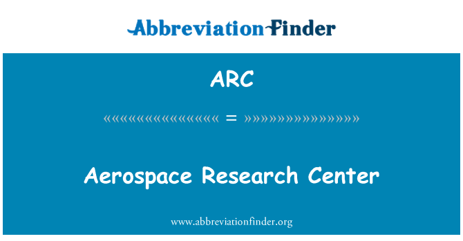 ARC: Aerospace raziskovalni Center