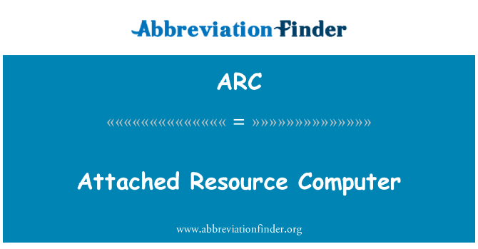 ARC: منابع متصل کامپیوتر