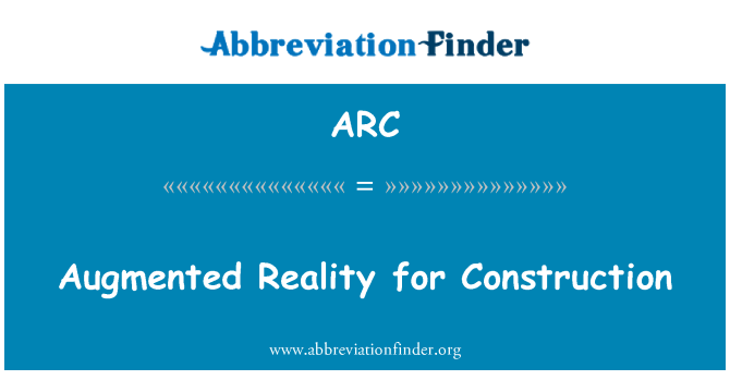 ARC: Realidad aumentada para la construcción