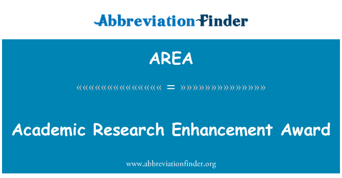 AREA: Anugerah peningkatan akademik penyelidikan