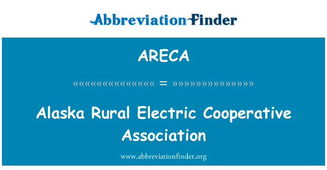 ARECA: Alaska ländlichen elektrische Genossenschaft