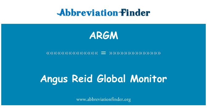 ARGM: Angus Reid mondyal ki monitè kè bebe