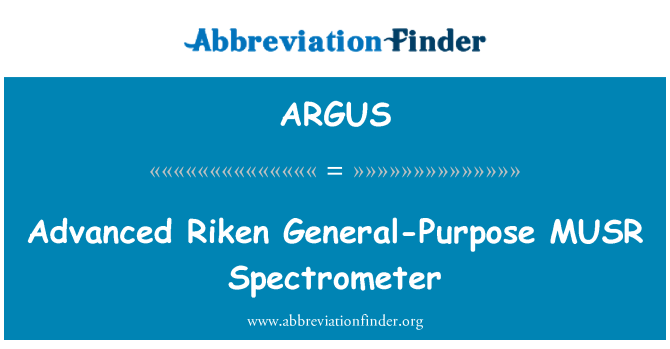 ARGUS: Advanced Riken General-Purpose MUSR Spectrometer