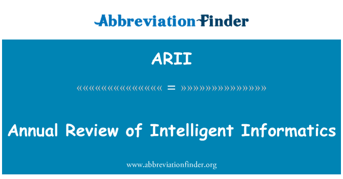 ARII: Revi chak ane nan lespri Informatique