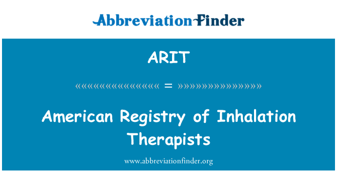 ARIT: Registry Ameriken ki terapis mov