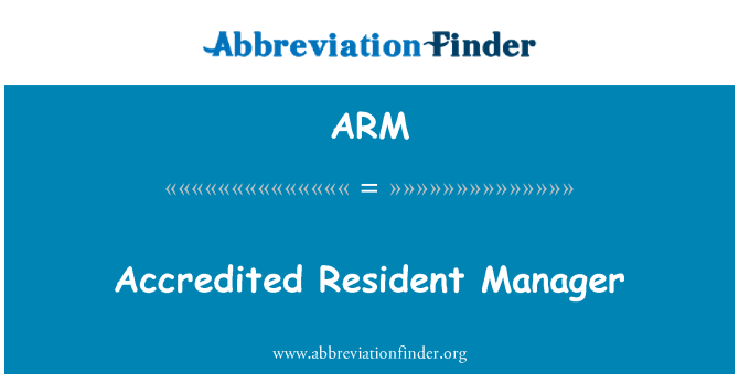 ARM: อาศัยผู้จัดการที่ได้รับการรับรอง