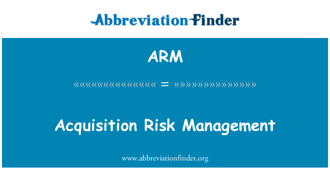 ARM: Oppkjøpet risikostyring