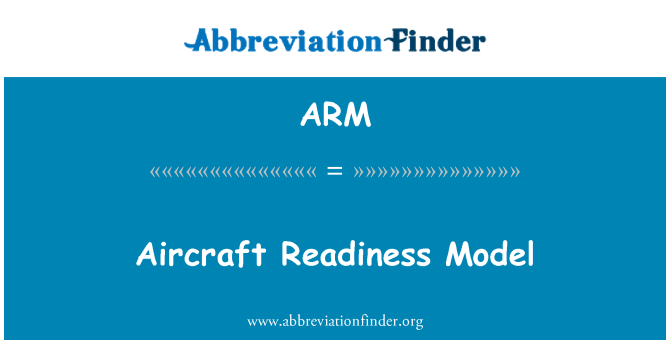 ARM: Model letadla připravenosti