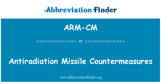 ARM-CM: Antiradiation rakett vastumeetmete