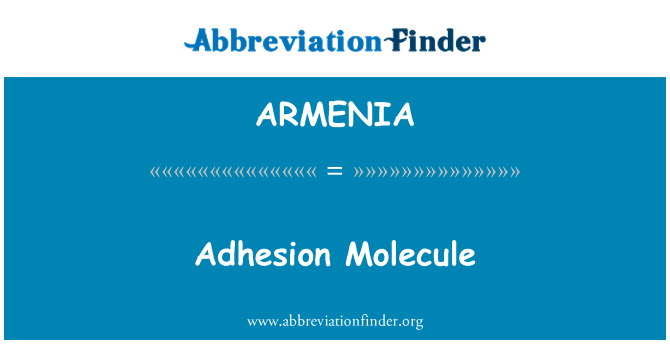 ARMENIA: Moleciwl glynu'n