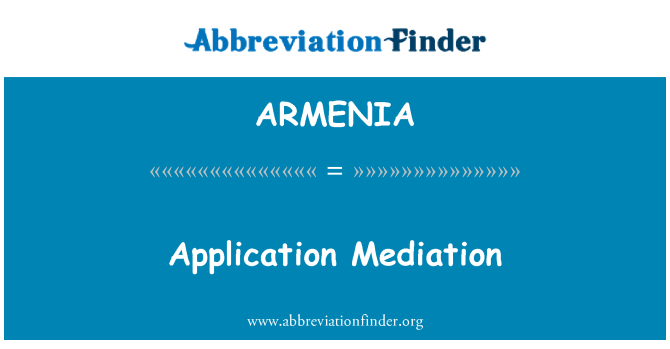 ARMENIA: Aplikasyon Médiation