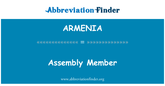 ARMENIA: Manm asanble