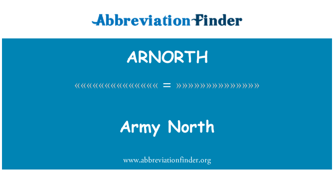 ARNORTH: Severní armáda