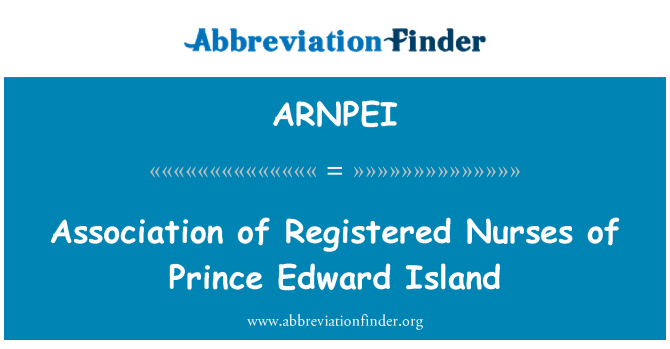 ARNPEI: Udruženje sestara Prince Edward Island