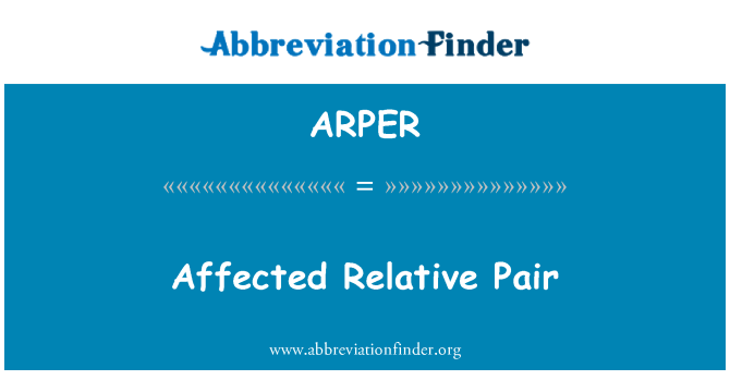 ARPER: Vpliva relativna par