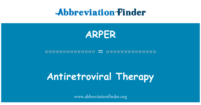 ARPER: Antiretroviral behandling