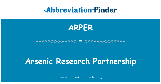 ARPER: Arsen výzkumných partnerství