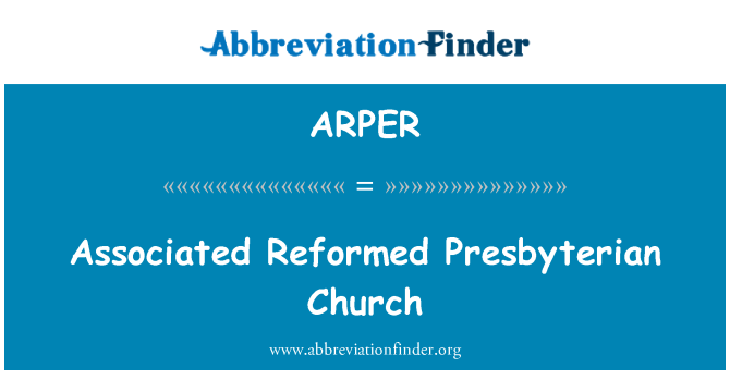ARPER: Související reformované Presbyterian Church
