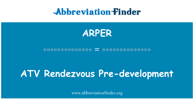ARPER: -Devlopman / Rendez-vous