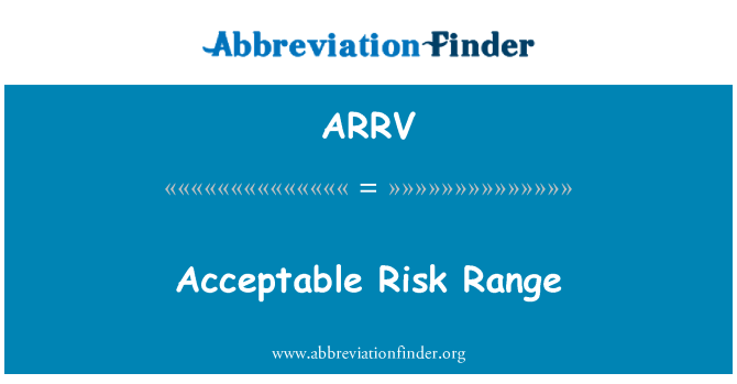 ARRV: Interval acceptabil de risc