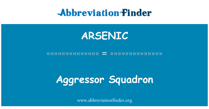 ARSENIC: Agresor eskadrila