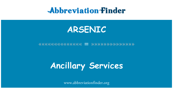 ARSENIC: Perkhidmatan sampingan