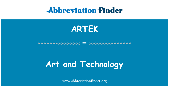 ARTEK: Atis ak teknoloji