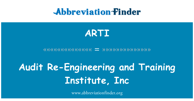 ARTI: Archwilio aildrefnu a hyfforddiant sefydliad, Inc