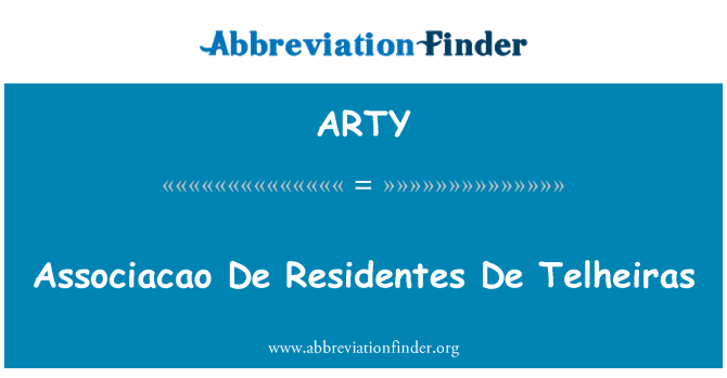 ARTY: Associacao де Residentes де Telheiras