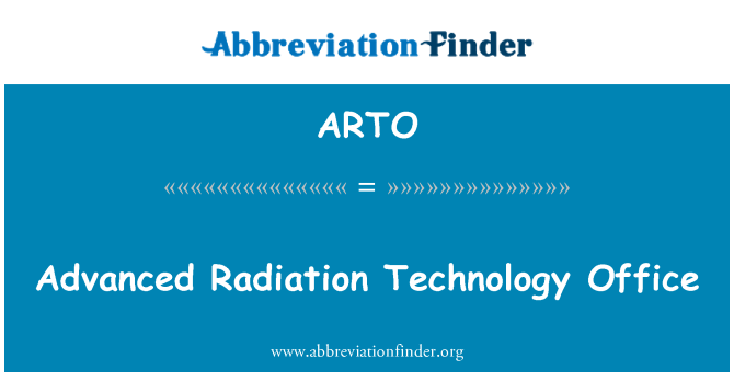 ARTO: 先进的放疗技术办公室