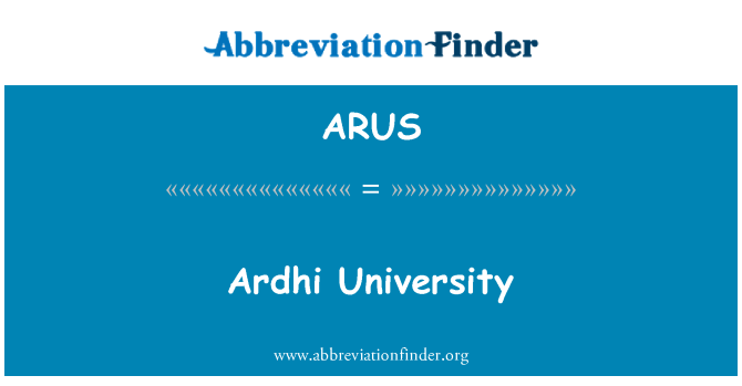 ARUS: Ardhi University